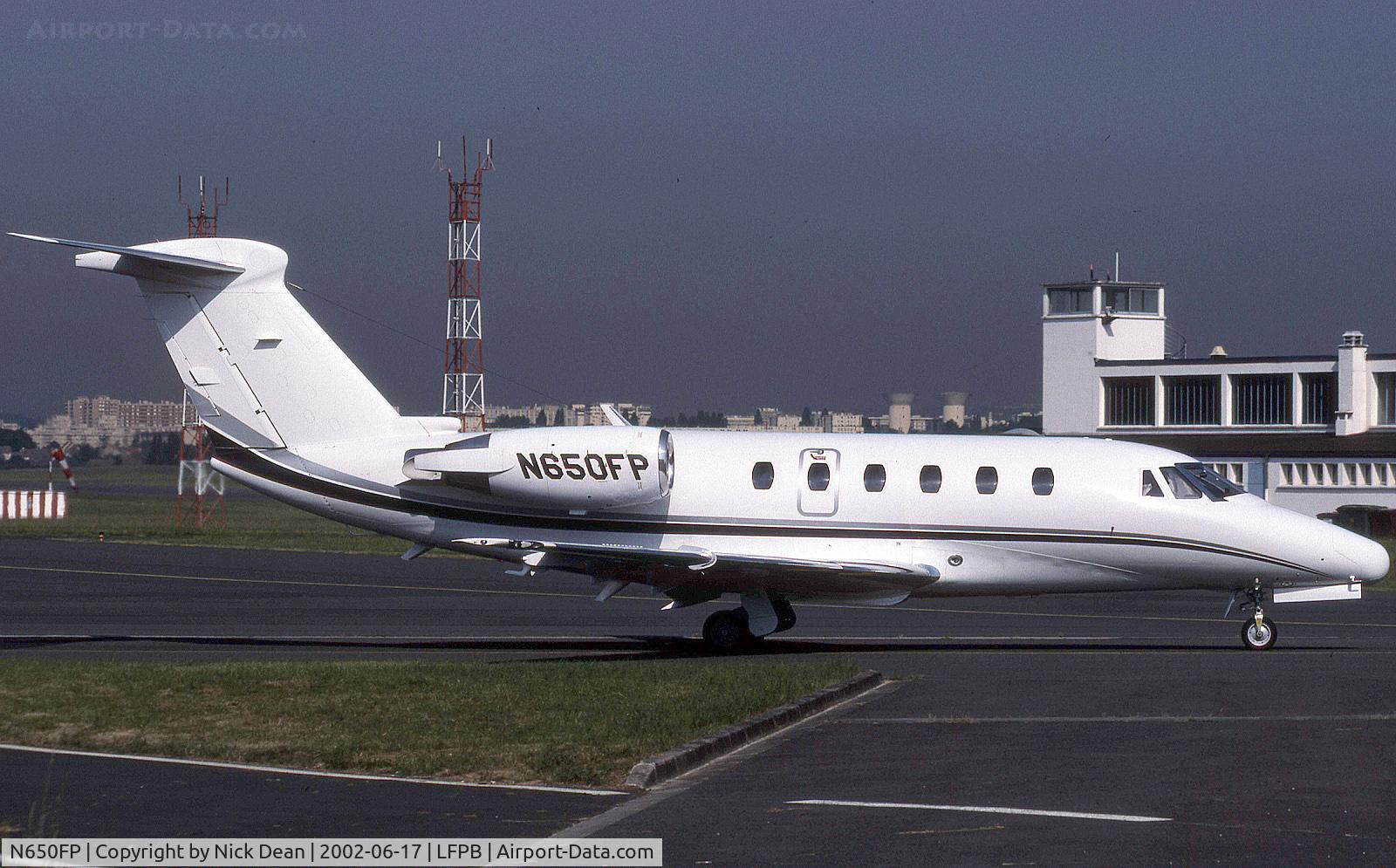 N650FP, 1990 Cessna 650 Citation III C/N 650-0188, LFPB Paris Le Bourget (L'Aeroport du Bourget)