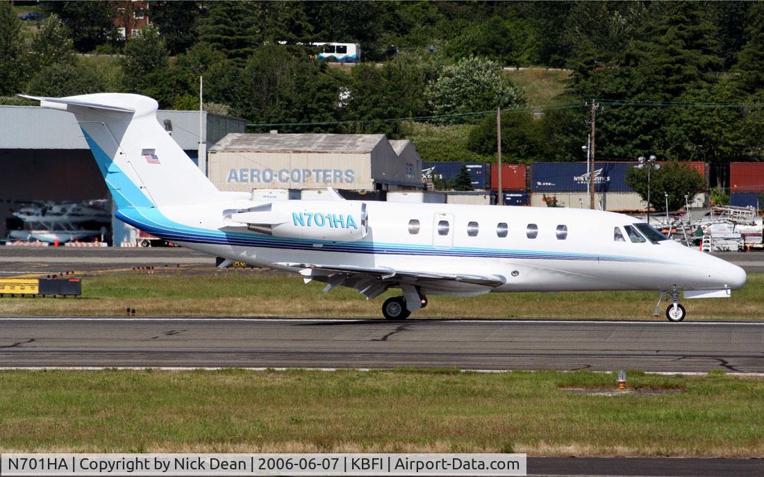N701HA, 1992 Cessna 650 C/N 650-7001, KBFI