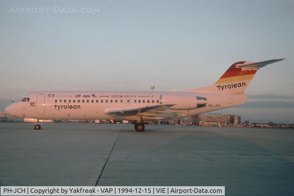 PH-JCH, 1994 Fokker 70 (F-28-0070) C/N 11528, Fokker 70 Prototyp
