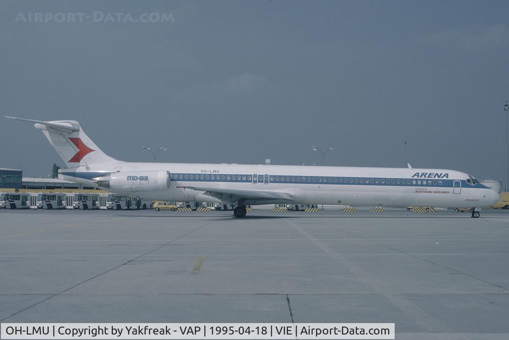 OH-LMU, 1989 McDonnell Douglas MD-83 (DC-9-83) C/N 49741, Austrian MD80 in Finnair colors