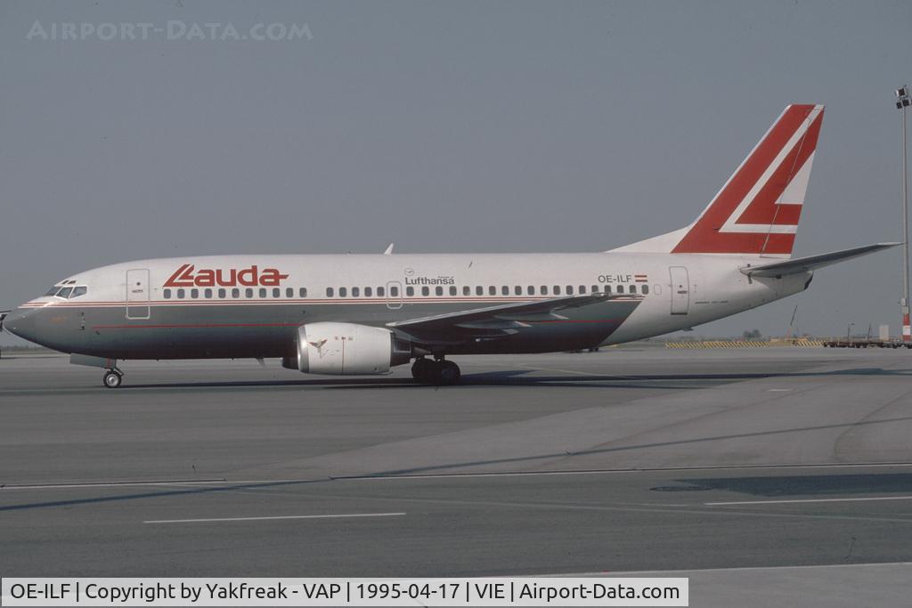 OE-ILF, 1986 Boeing 737-3Z9 C/N 23601/1254, Lauda Air Boeing 737-300