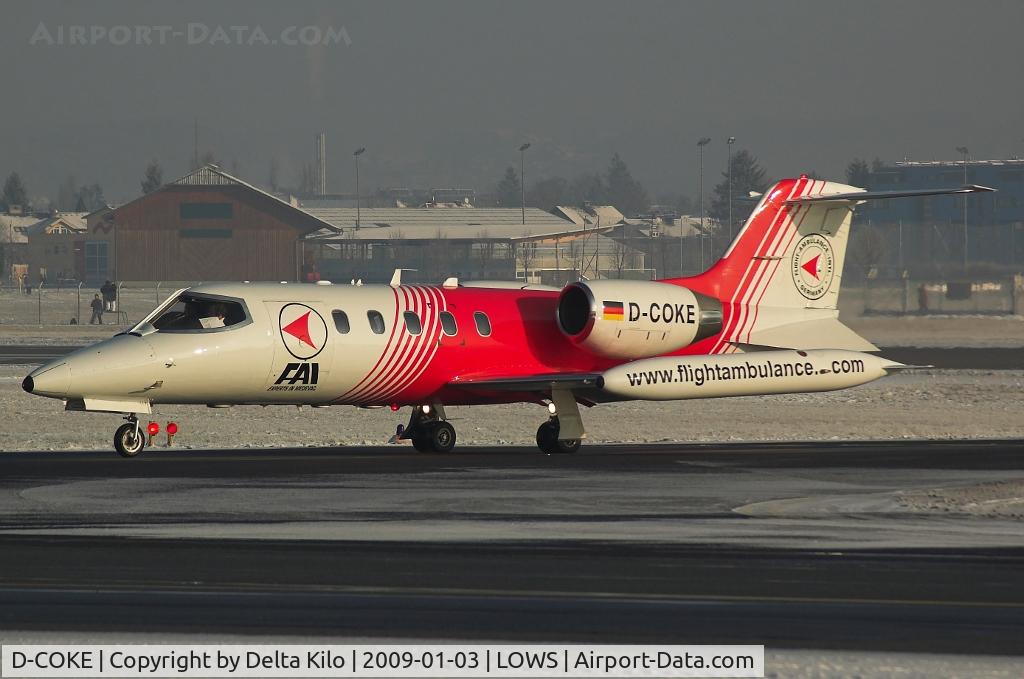 D-COKE, 1981 Gates Learjet 35A C/N 35A-447, FAI Air Service  Gates Learjet 35A c/n35-447