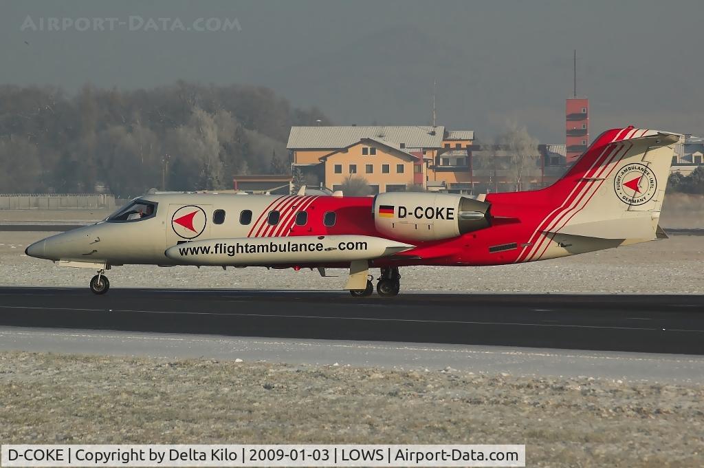 D-COKE, 1981 Gates Learjet 35A C/N 35A-447, FAI Air Service  Gates Learjet 35A