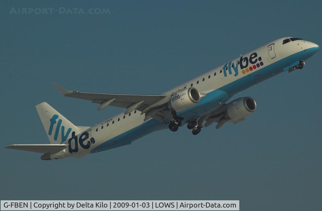 G-FBEN, 2008 Embraer 195LR (ERJ-190-200LR) C/N 19000213, FLY BE