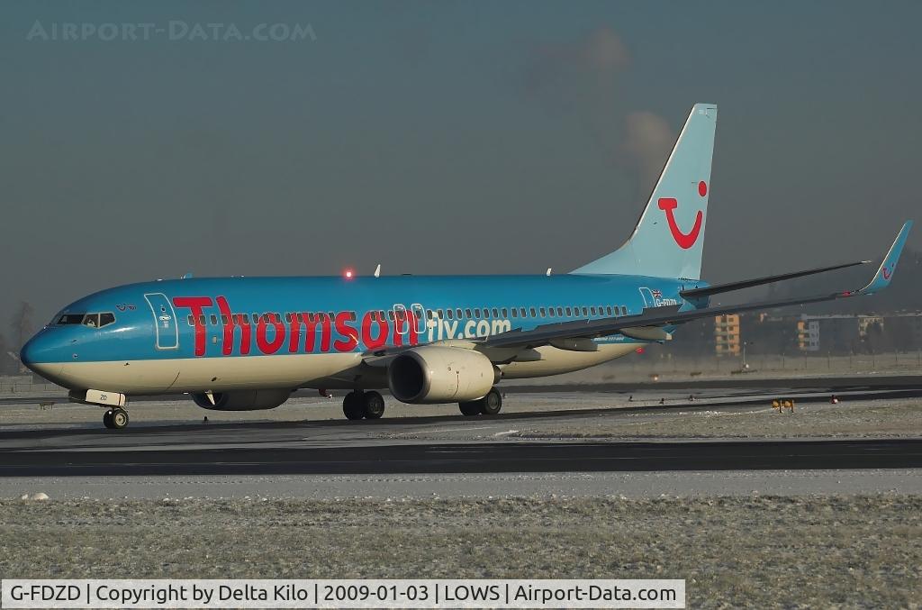 G-FDZD, 2007 Boeing 737-8K5 C/N 35132, THOMSONfly