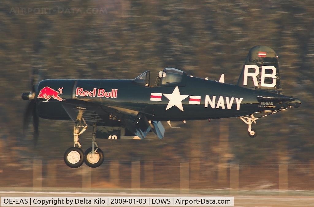 OE-EAS, 1945 Vought F4U-4 Corsair C/N 9149, RED BULL Vought F4U-4 Corsair