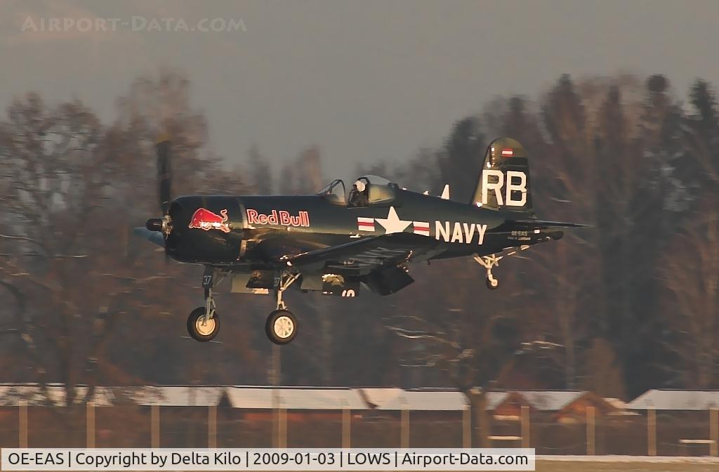 OE-EAS, 1945 Vought F4U-4 Corsair C/N 9149, RED BULL Vought F4U-4 Corsair