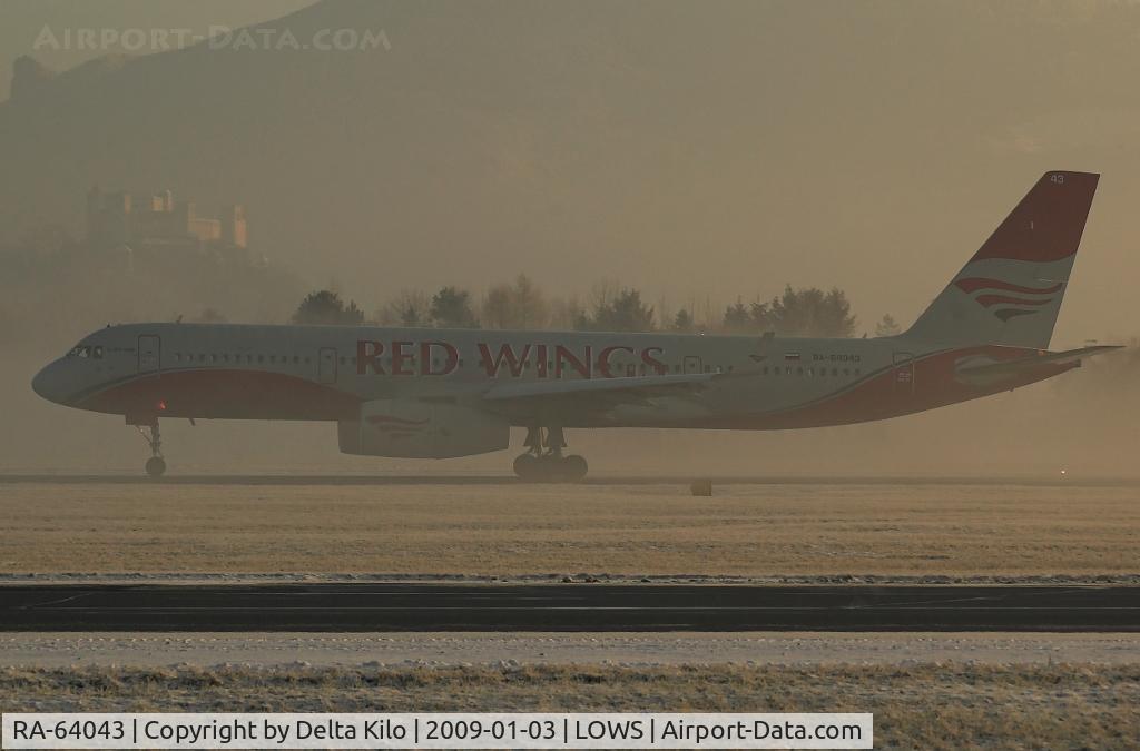 RA-64043, 2008 Tupolev Tu-204-100S C/N 64043, RED WINGS Tupolev Tu-204-100W