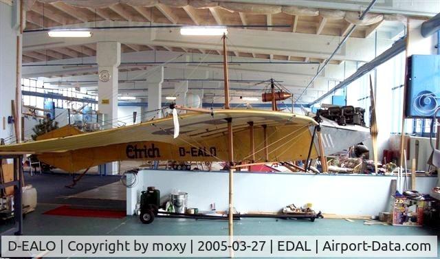 D-EALO, Etrich Taube C/N Not found D-EALO, ETRICH TAUBE REPLICA