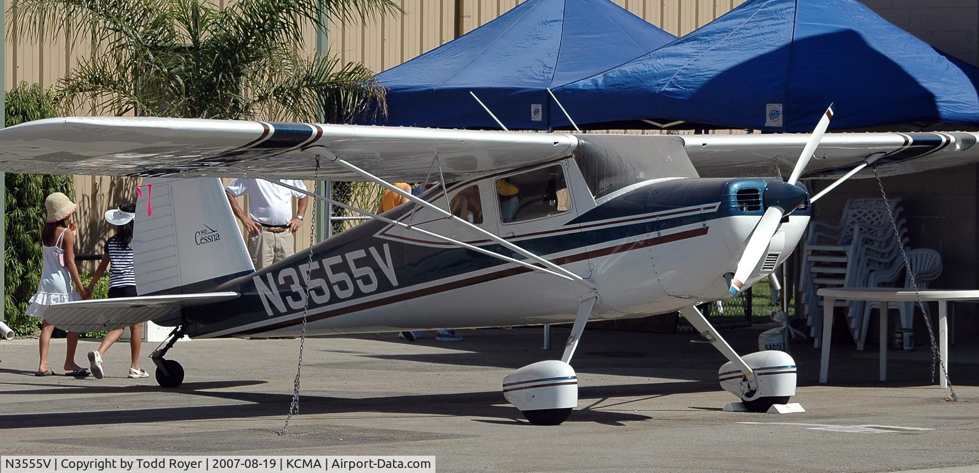 N3555V, 1948 Cessna 140 C/N 14830, Camarillo airshow 2007
