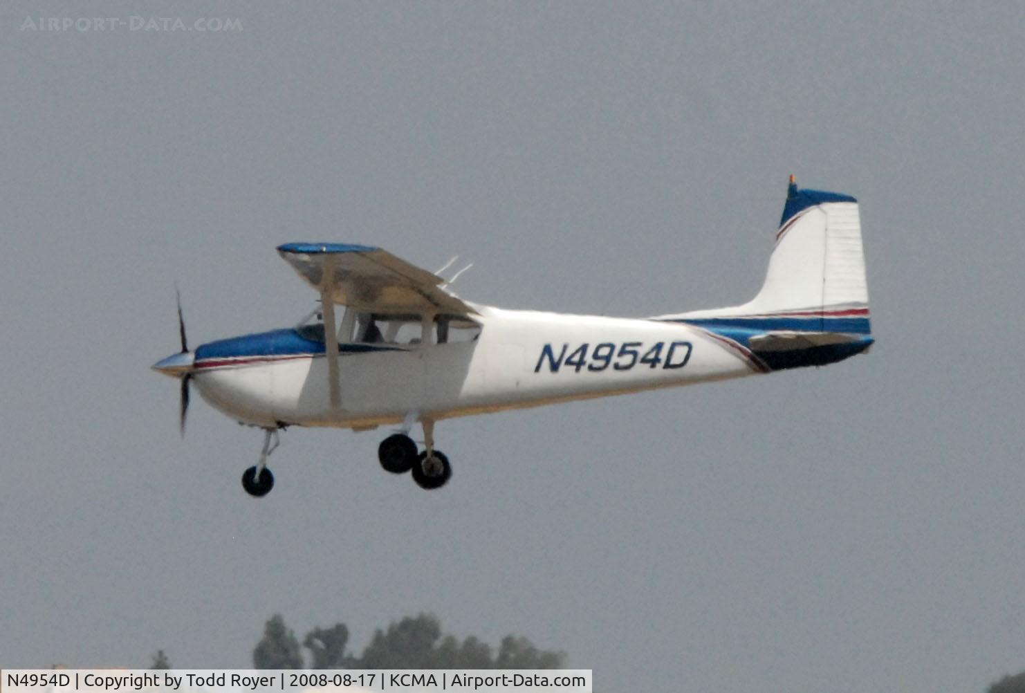 N4954D, 1958 Cessna 182A Skylane C/N 51054, Camarillo Airshow 2008