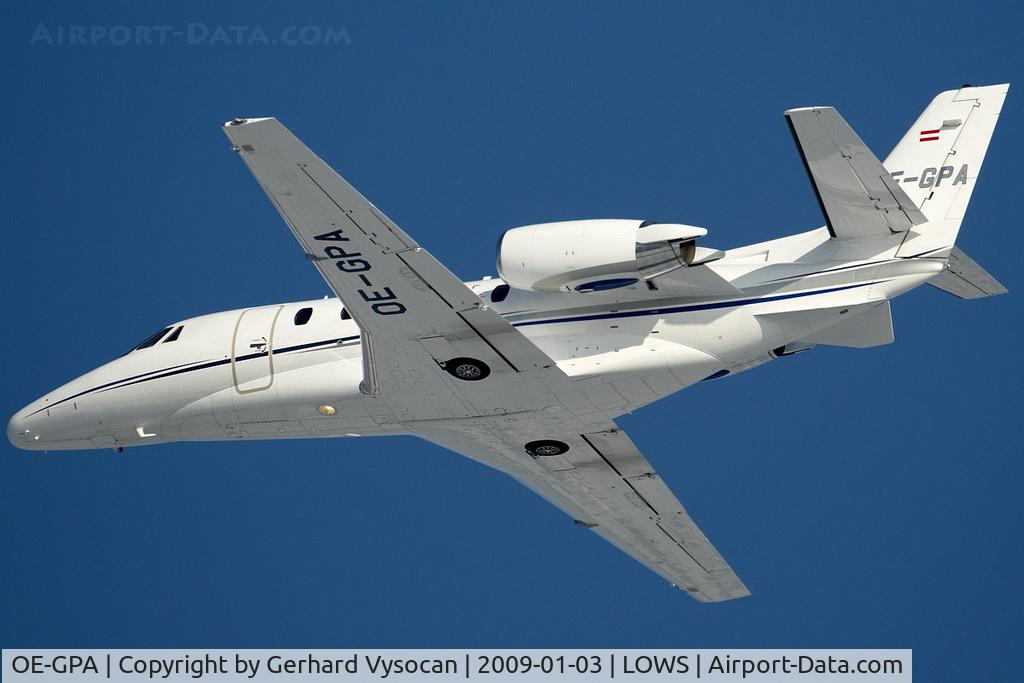 OE-GPA, 2000 Cessna 560 Citation Excel C/N 560-5265, winter opening 2008