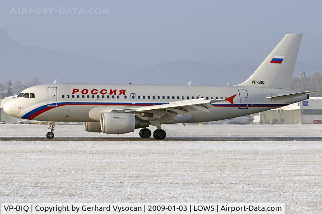 VP-BIQ, 2003 Airbus A319-111 C/N 1890, winter opening 2009
