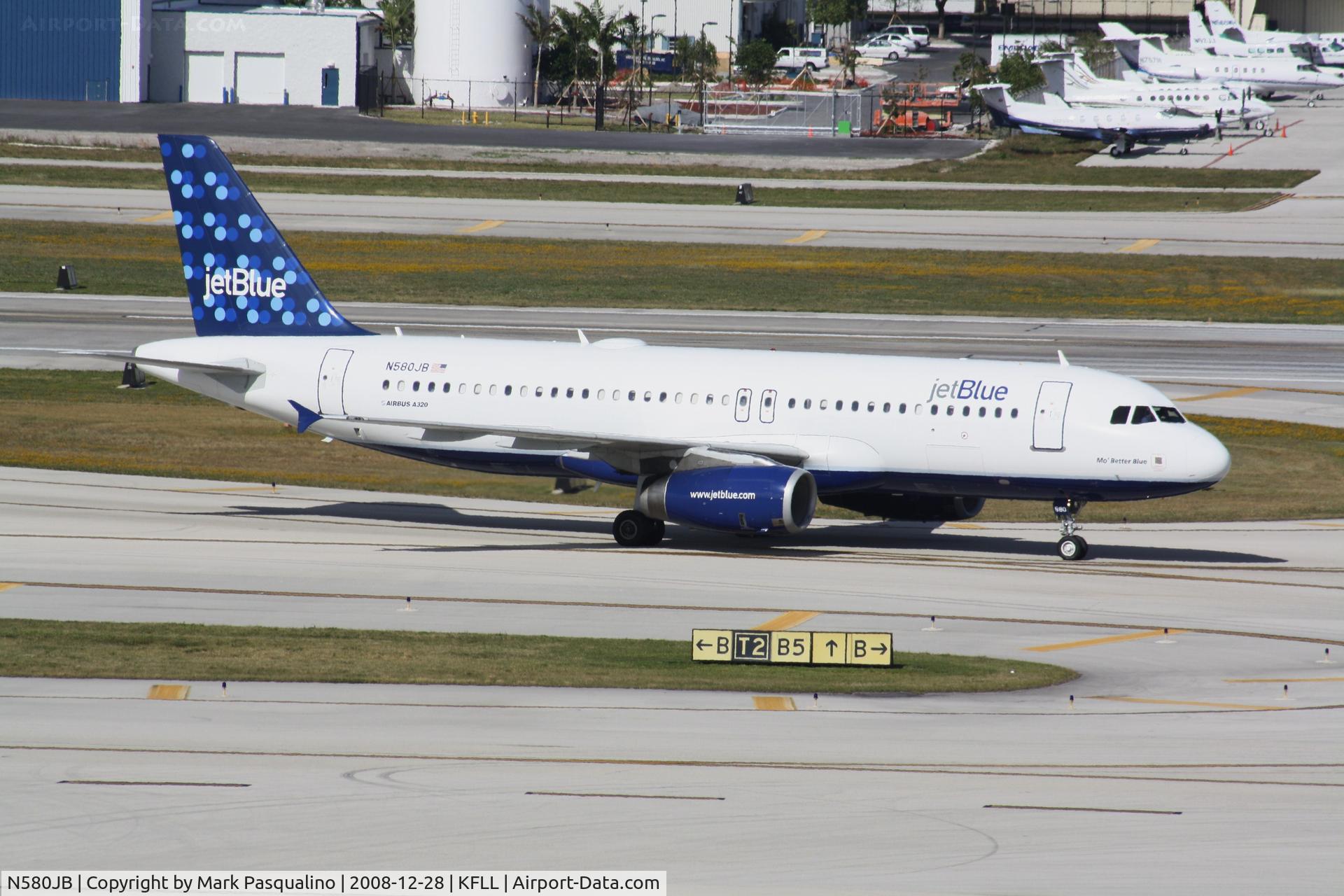 N580JB, 2003 Airbus A320-232 C/N 2136, Airbus A320