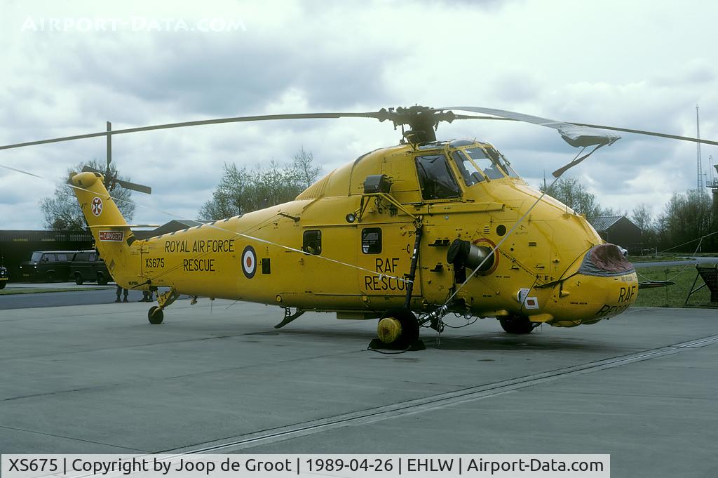 XS675, 1965 Westland Wessex HC.2 C/N WA.194, Participant of the 1989 SAR Meet held at Leeuwarden.