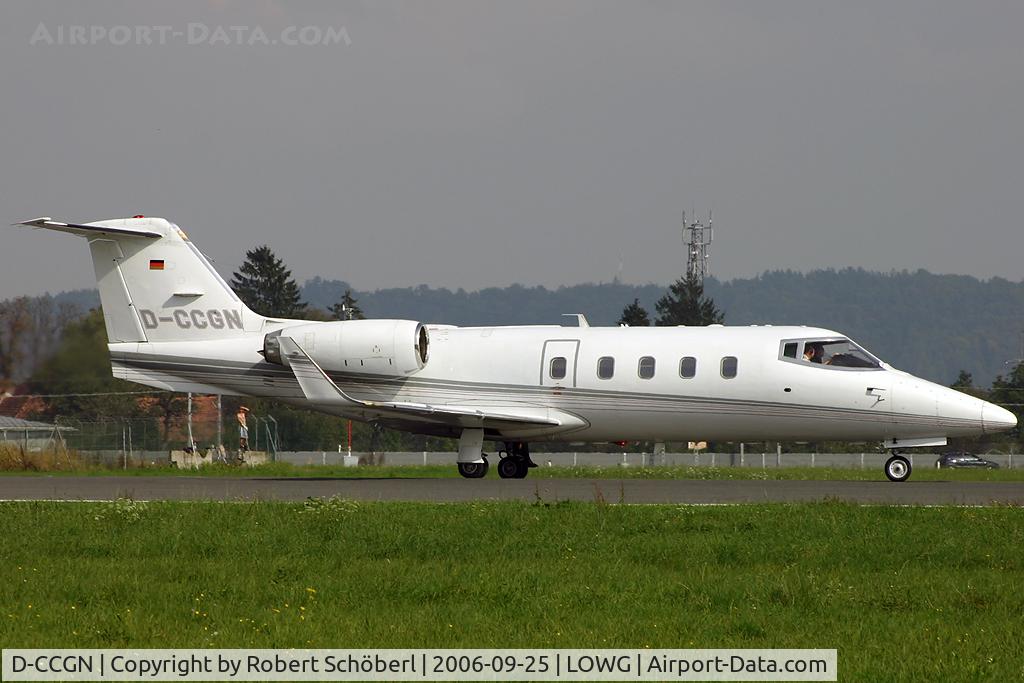 D-CCGN, 1981 Gates Leaarjet 55 C/N 55-017, Flight to GRZ/LOWG