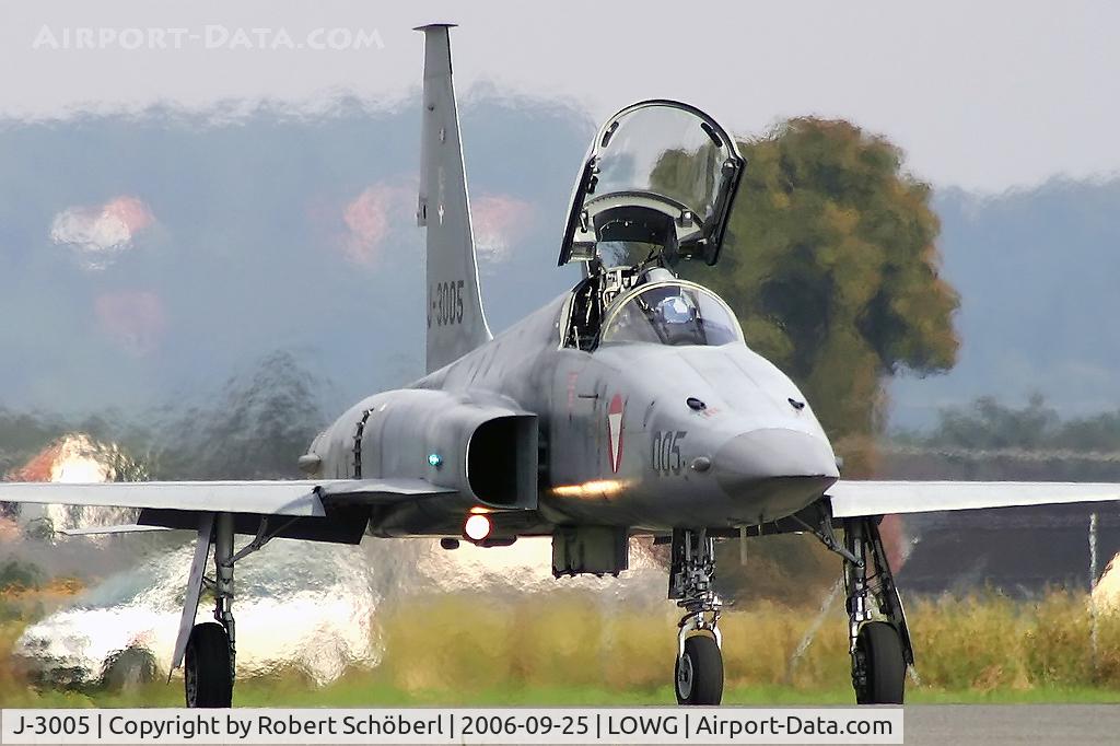 J-3005, Northrop F-5E Tiger II C/N L.1005, Based at LOWG/GRZ