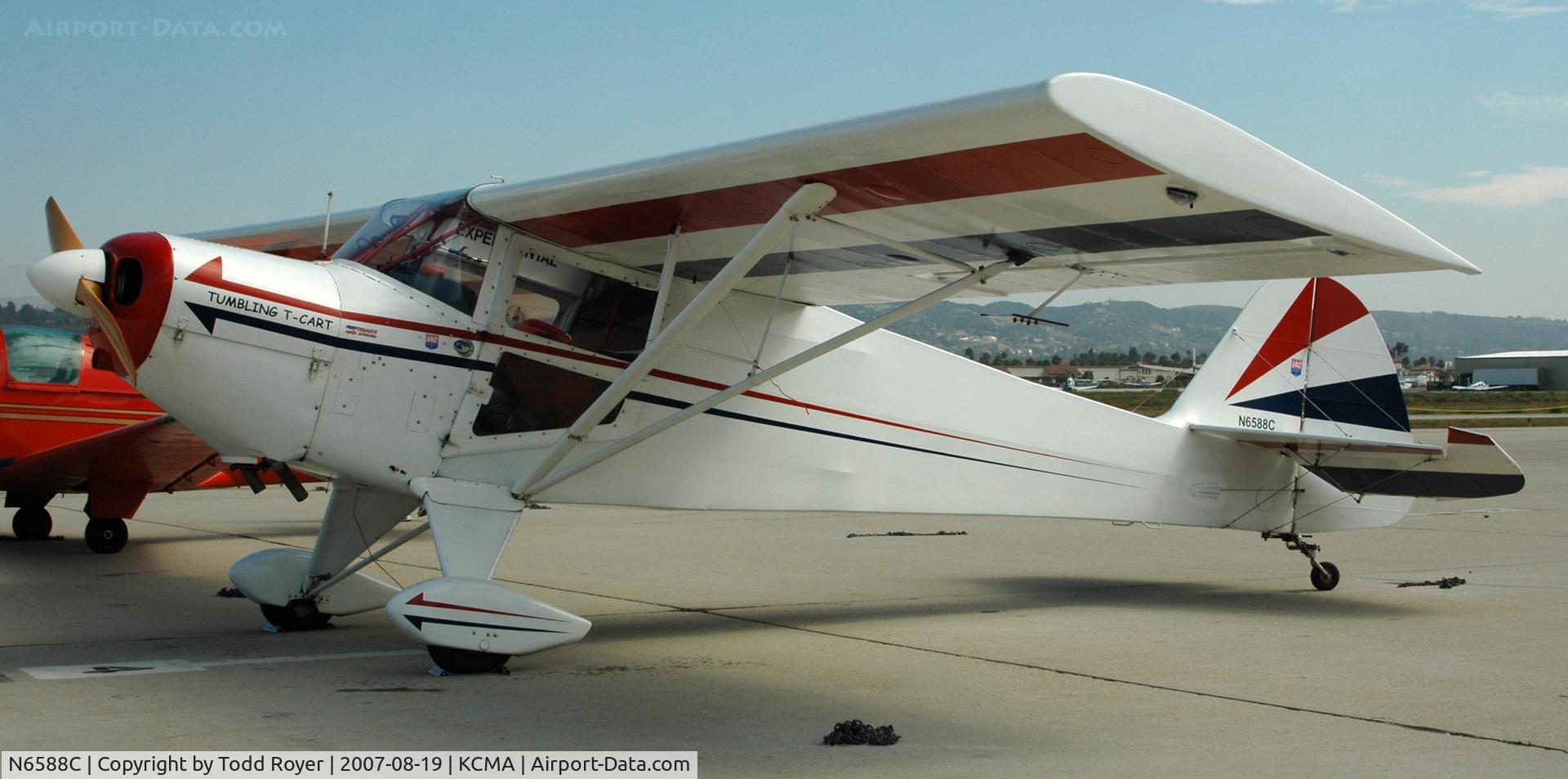 N6588C, 1992 Taylorcraft/Swick T-Clips C/N 1, Camarillo airshow 2007