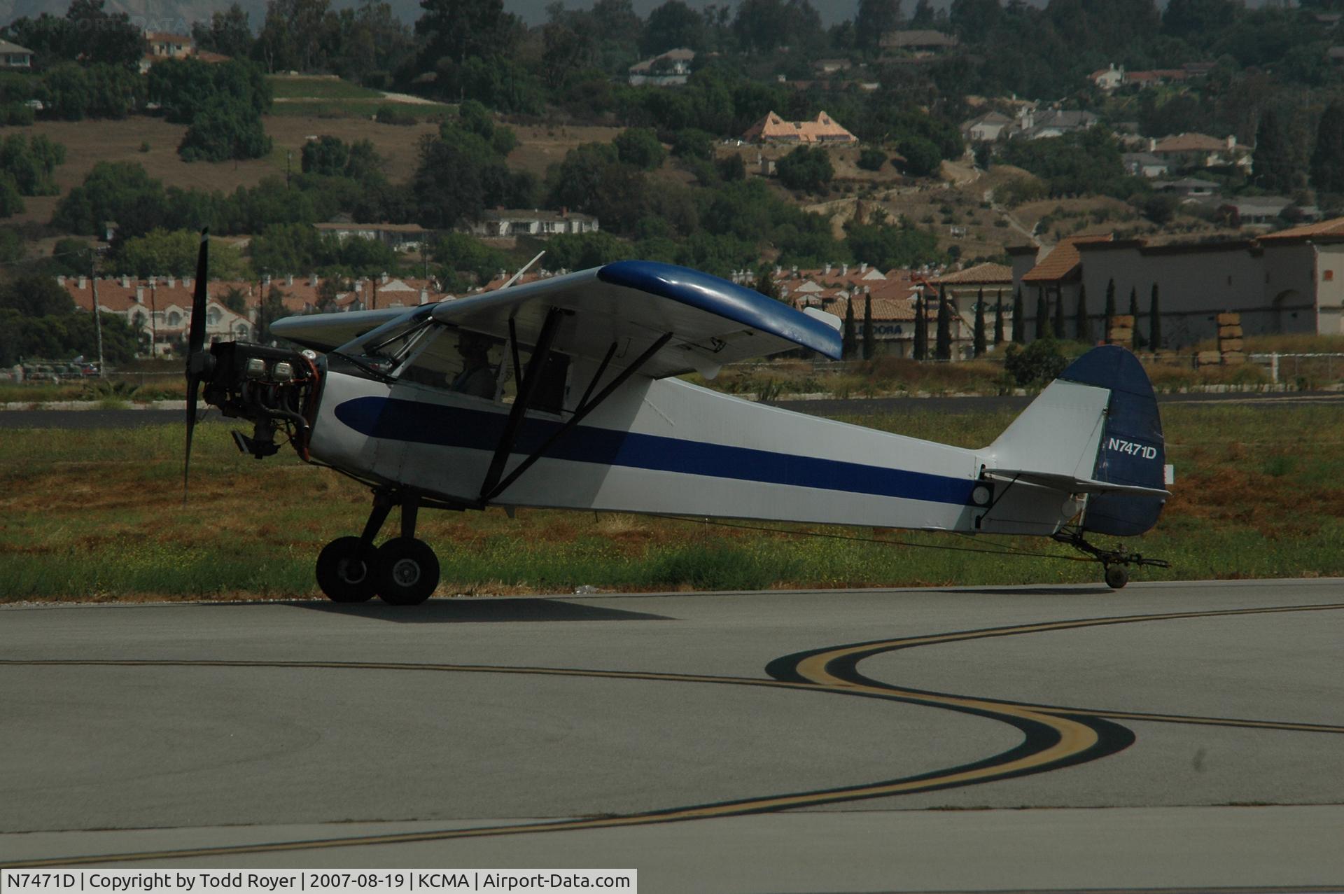 N7471D, 1957 Piper PA-18A-150 Super Cub C/N 18-5806, Camarillo airshow 2007
