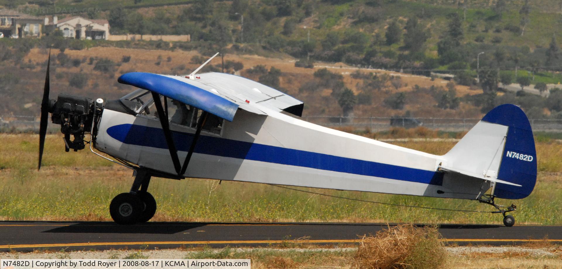 N7482D, 1957 Piper PA-18-150 Super Cub C/N 18-5817, Camarillo Airshow 2008