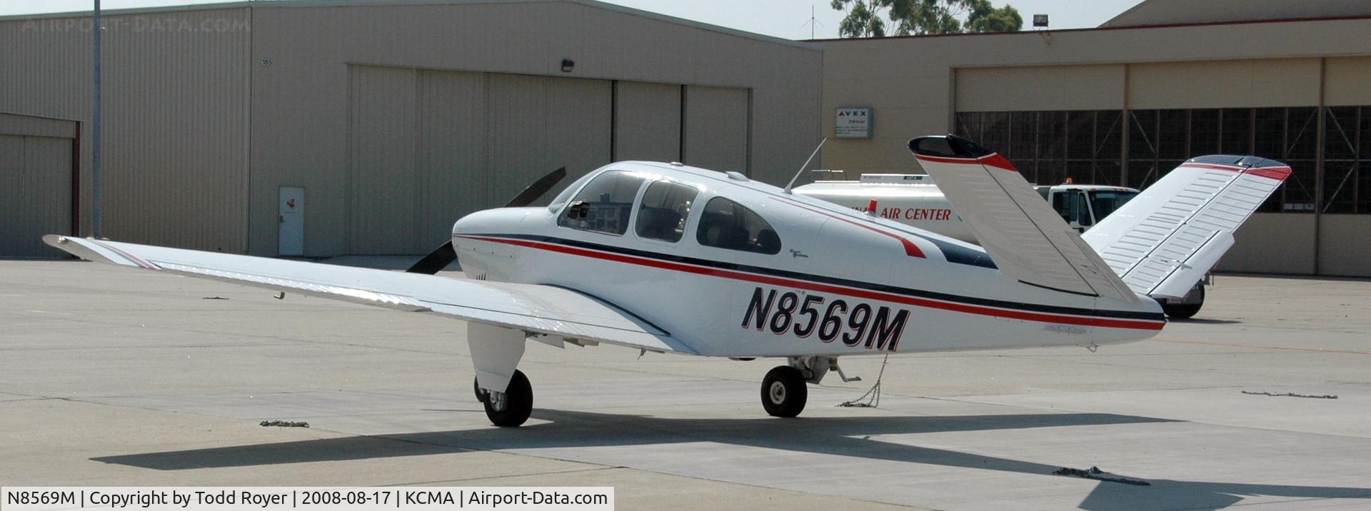 N8569M, 1963 Beech P35 Bonanza C/N D-7295, Camarillo Airshow 2008