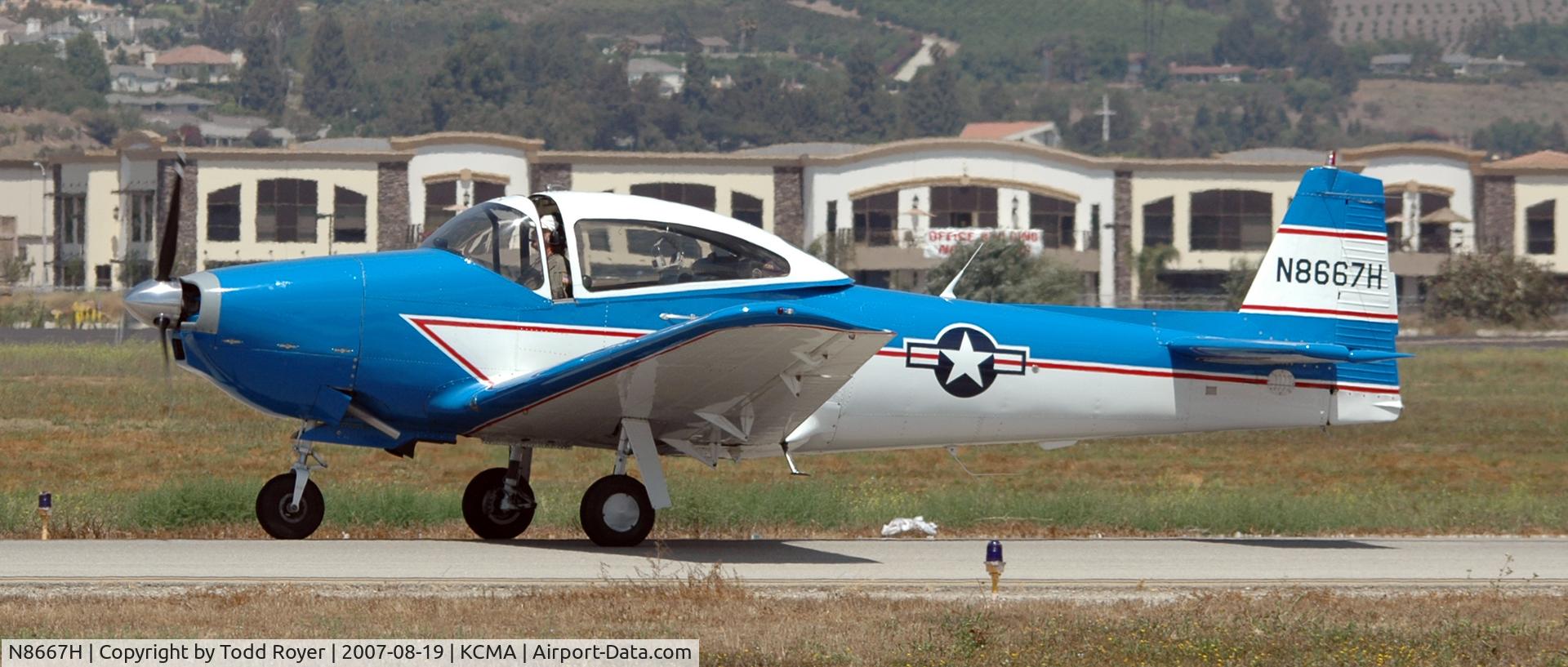 N8667H, 1947 North American Navion C/N NAV-4-667, Camarillo airshow 2007