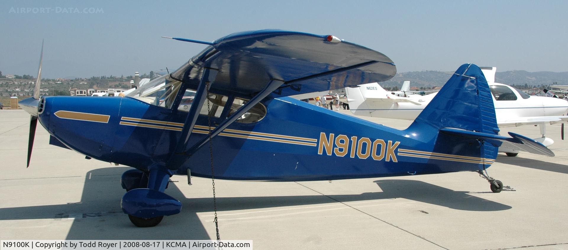 N9100K, 1947 Stinson 108-1 Voyager C/N 108-2100, Camarillo Airshow 2008