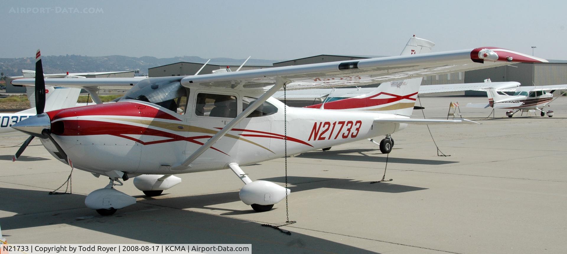 N21733, 2007 Cessna T182T Turbo Skylane Turbo Skylane C/N T18208706, Camarillo Airshow 2008