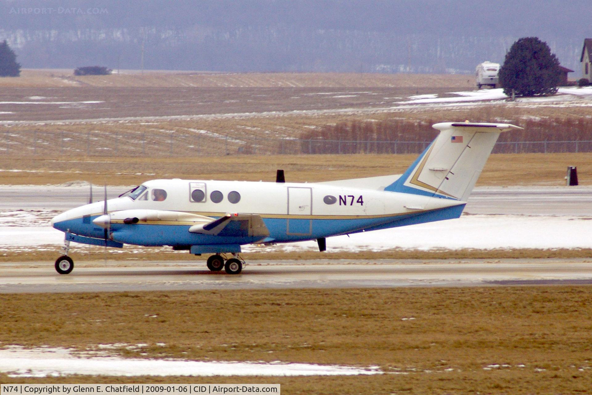 N74, 1988 Beech 525 Super King Air C/N FF-9, Flight Check 74