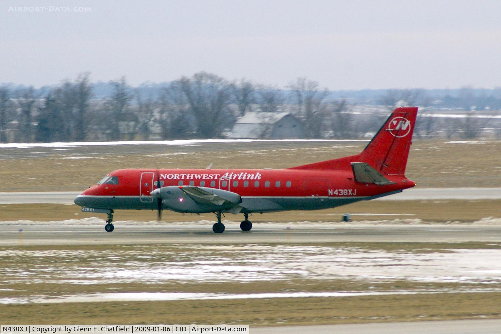 N438XJ, 1998 Saab 340B C/N 340B-438, Departing Runway 13 for MSP