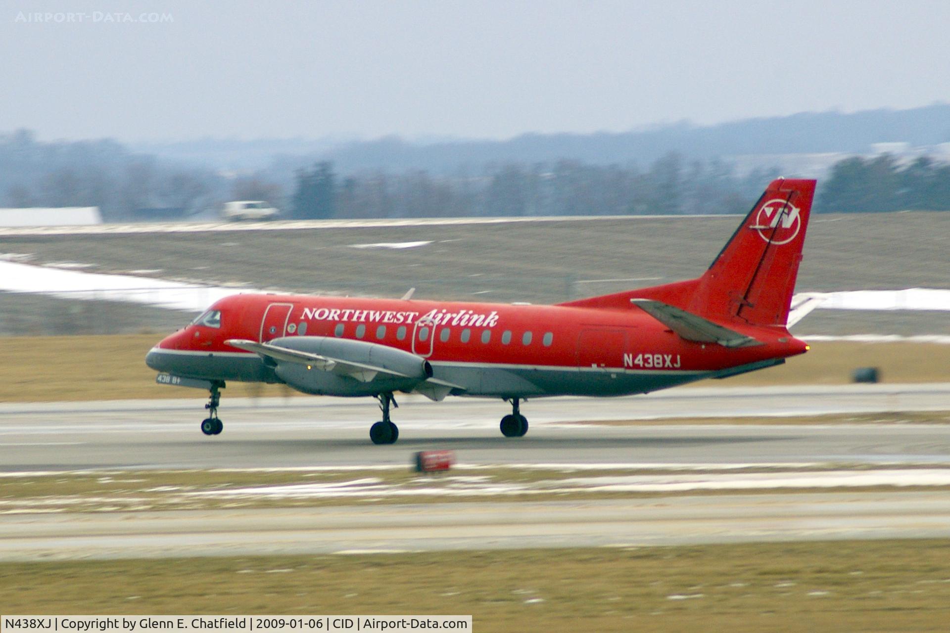 N438XJ, 1998 Saab 340B C/N 340B-438, Departing Runway 13 for MSP