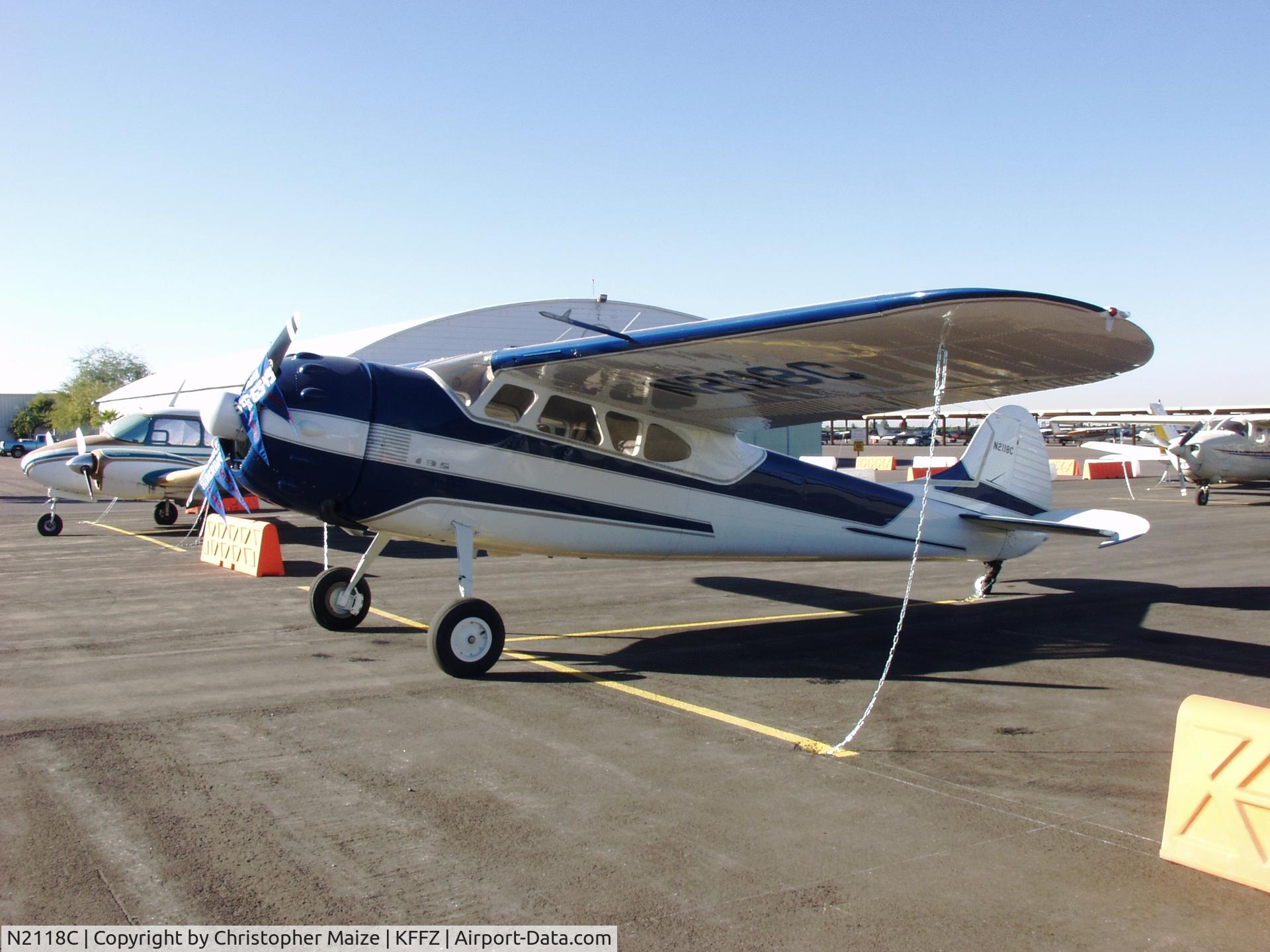 N2118C, 1953 Cessna 195B Businessliner C/N 16103, Just taking pictures