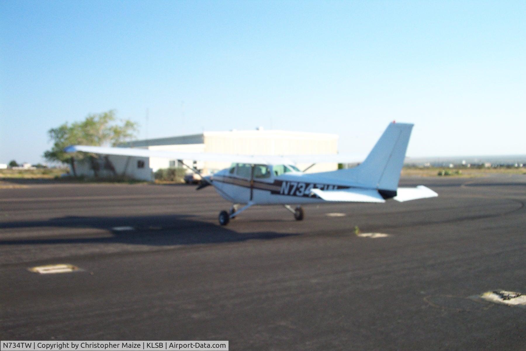 N734TW, 1977 Cessna 172N C/N 17269110, terrible camera, my commercial long X-country