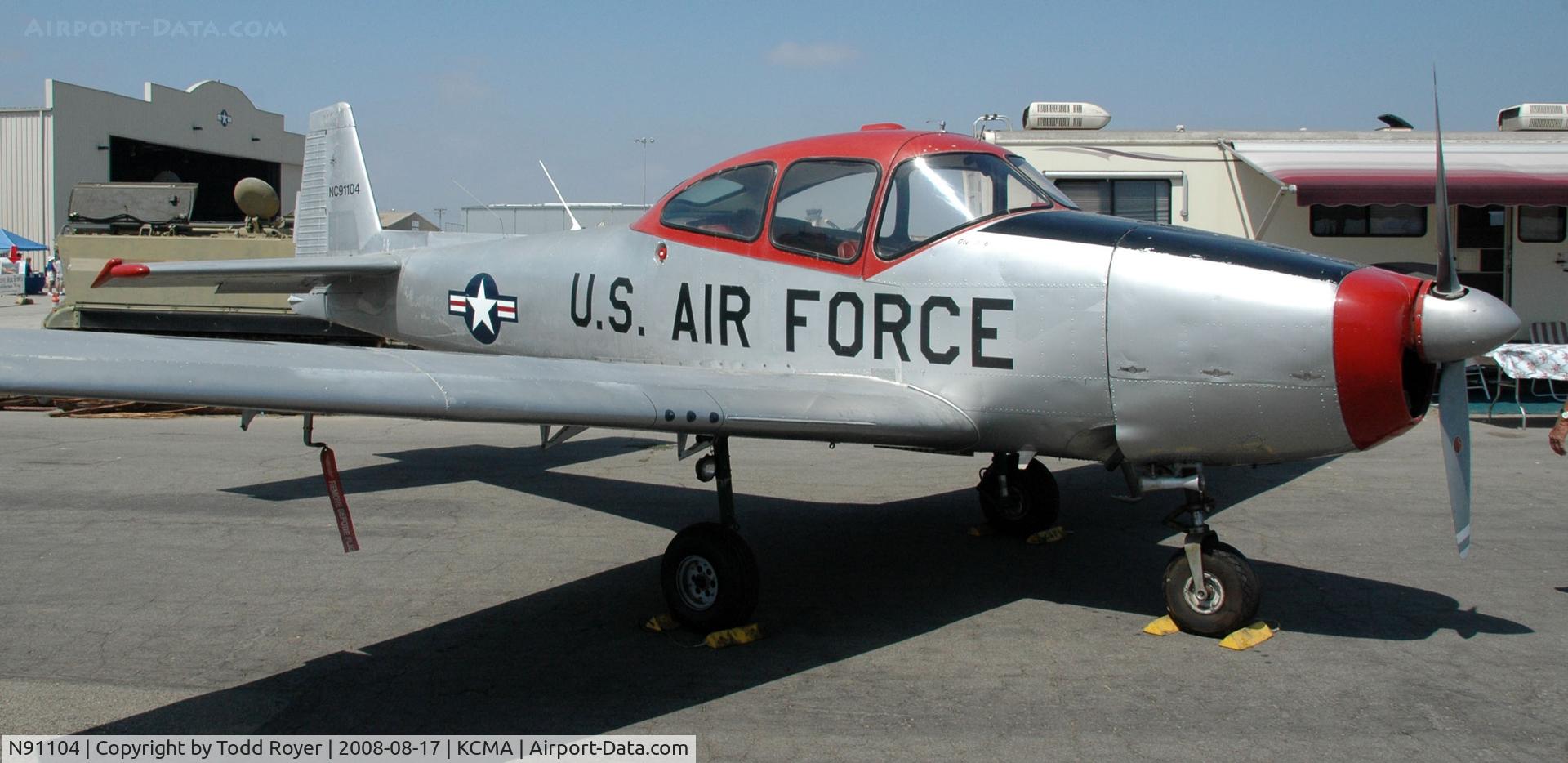 N91104, 1946 North American Navion C/N NAV-4-6, Camarillo Airshow 2008