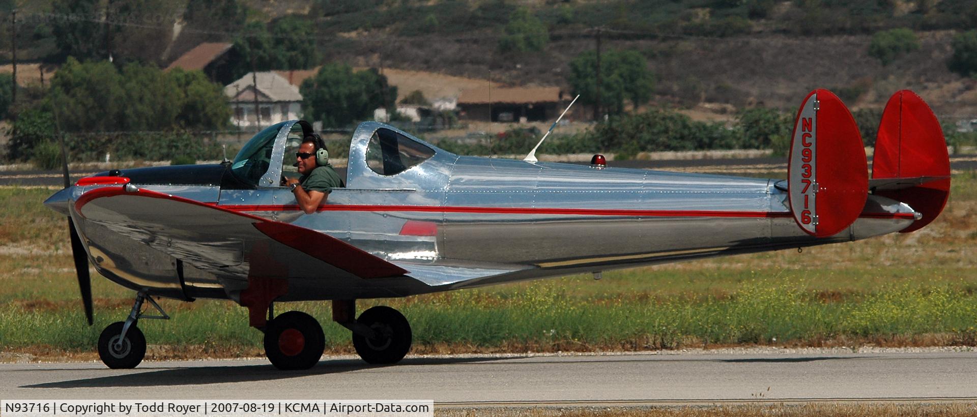 N93716, 1946 Erco 415C Ercoupe C/N 1039, Camarillo airshow 2007