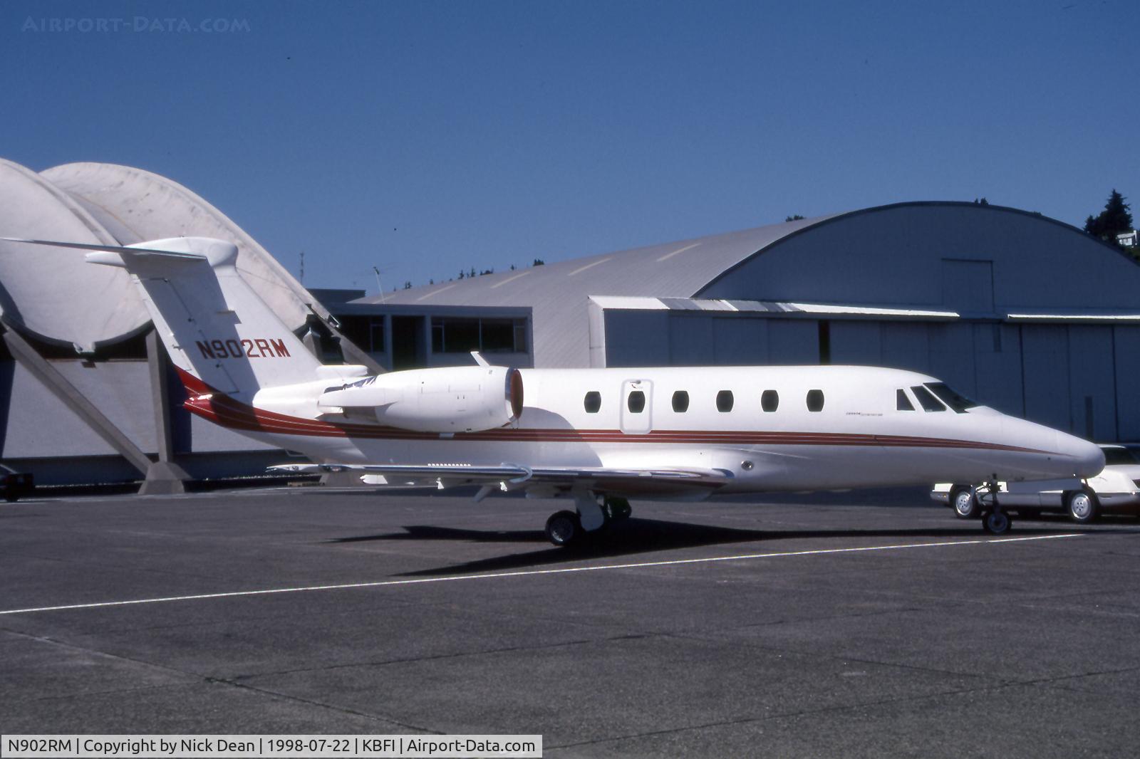N902RM, 1992 Cessna 650 Citation VII C/N 650-7022, KBFI
