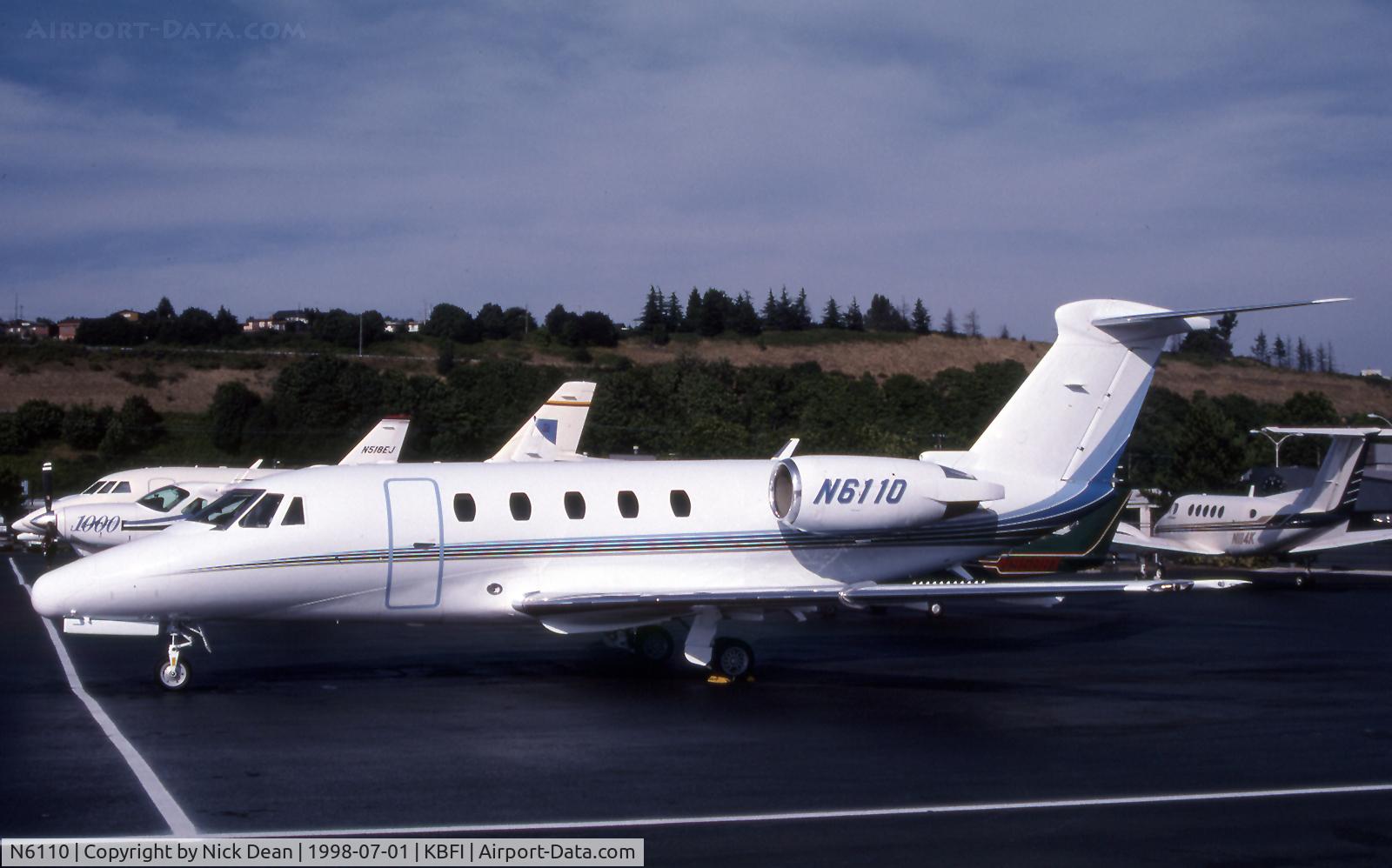 N6110, 1993 Cessna 650 C/N 650-7023, KBFI
