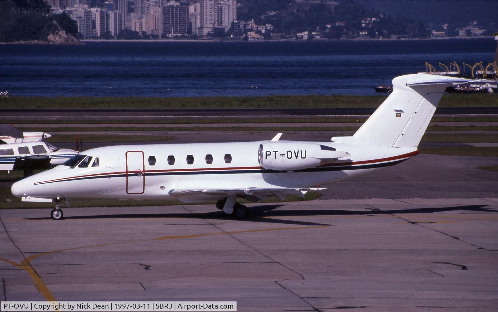 PT-OVU, 1993 Cessna 650 Citation VII C/N 650-7033, SBRJ