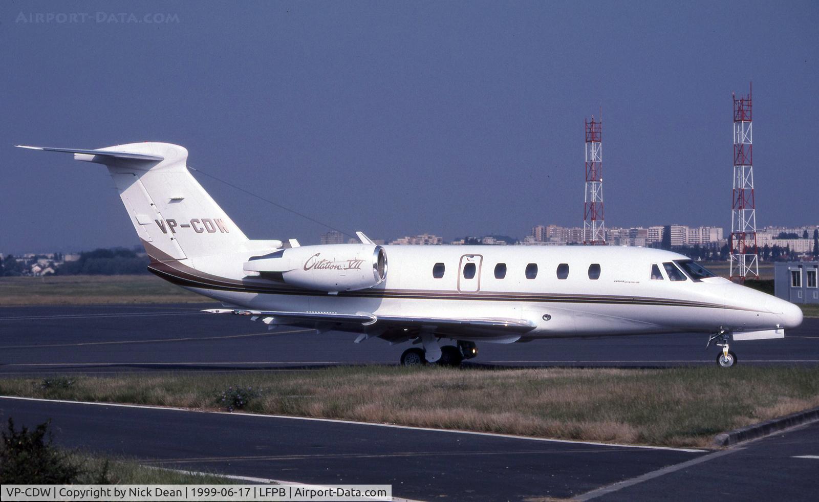 VP-CDW, 1993 Cessna 650 Citation VII C/N 650-7034, LFPB Paris Le Bourget