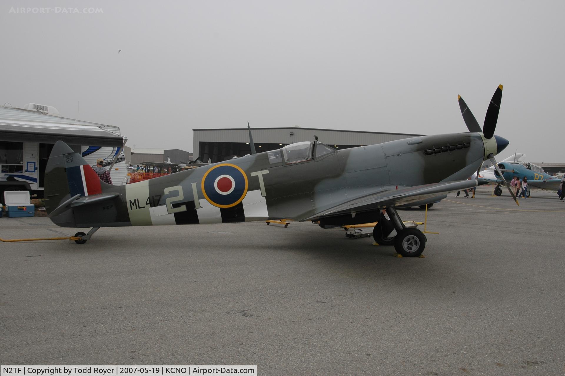 N2TF, 1944 Supermarine 509 Spitfire TR.9 C/N 6S/735188, Chino Airshow 2007