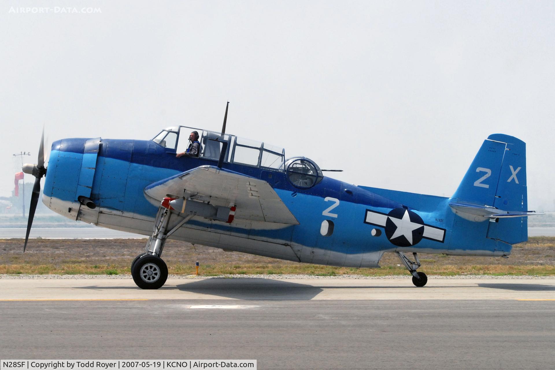 N28SF, Grumman TBM-3 Avenger C/N 85983, Chino Airshow 2007