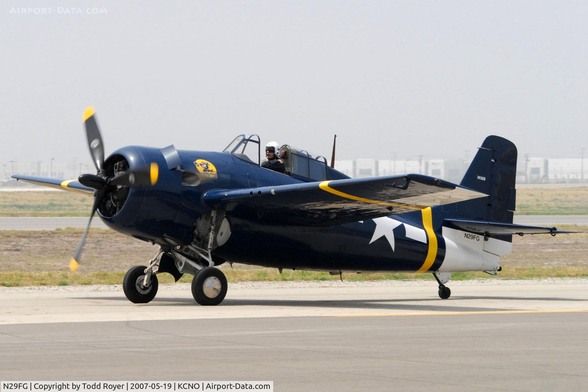 N29FG, 1945 General Motors (Grumman) FM-2 Wildcat C/N 4752, Chino Airshow 2007