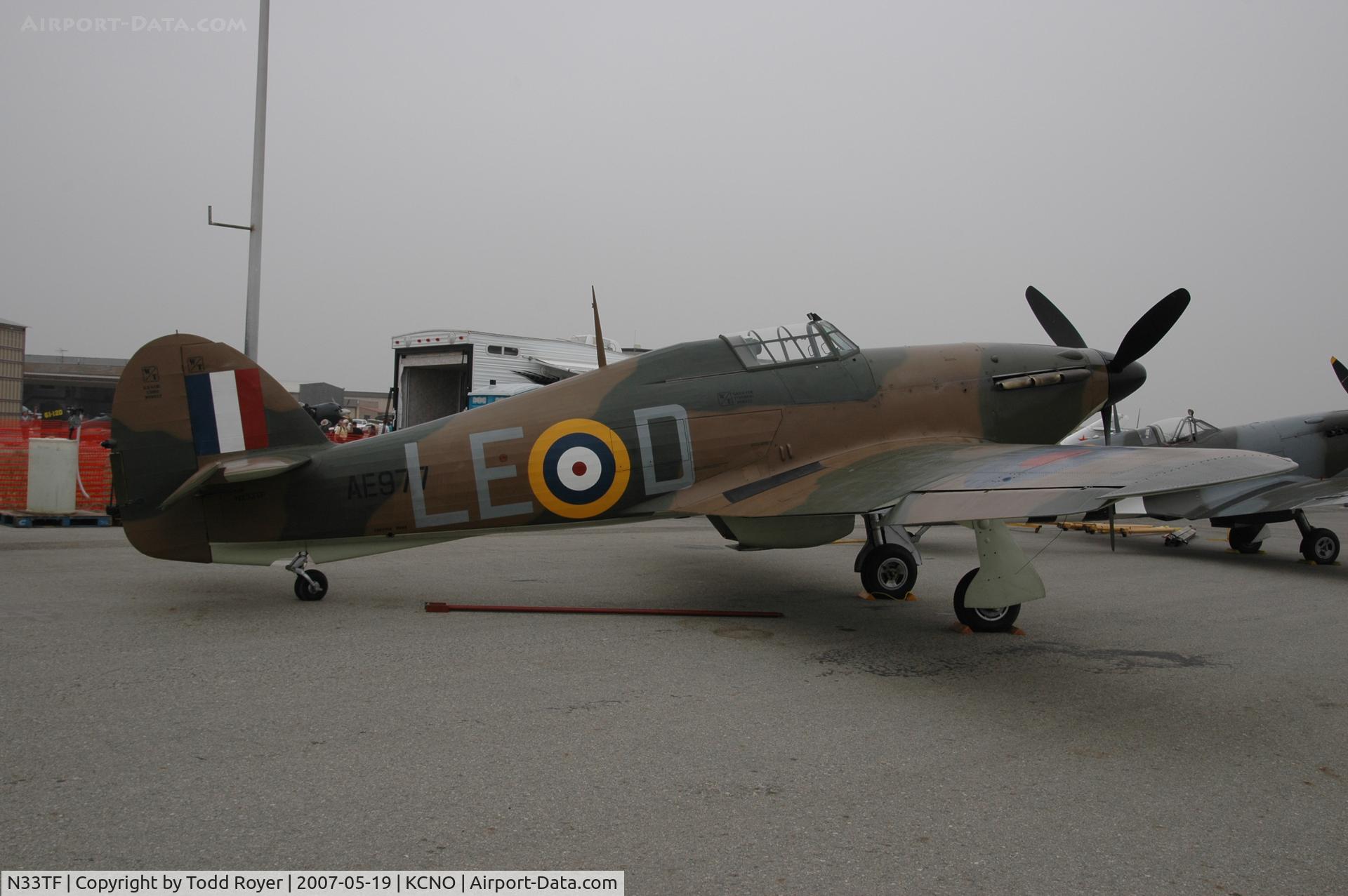 N33TF, 1940 Hawker (CCF) Sea Hurricane Mk10 C/N CCF/41H/8020, Chino Airshow 2007