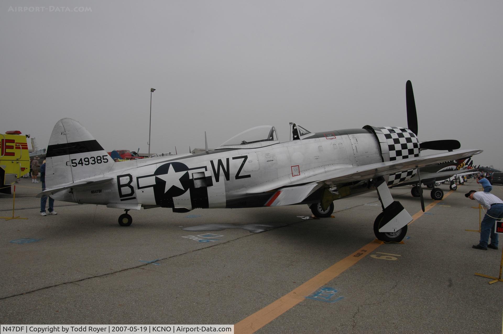 N47DF, 1944 Republic P-47D Thunderbolt C/N 399-55924, Chino Airshow 2007