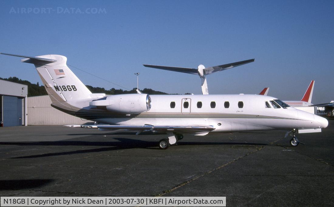 N18GB, 1995 Cessna 650 Citation VII C/N 650-7048, KBFI