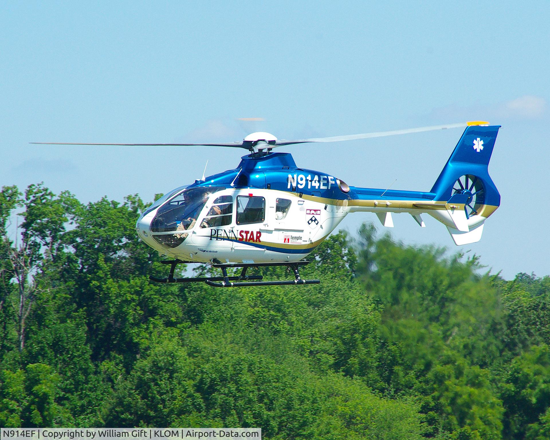 N914EF, 2005 Eurocopter EC-135T-2 C/N 0440, Over 24-06