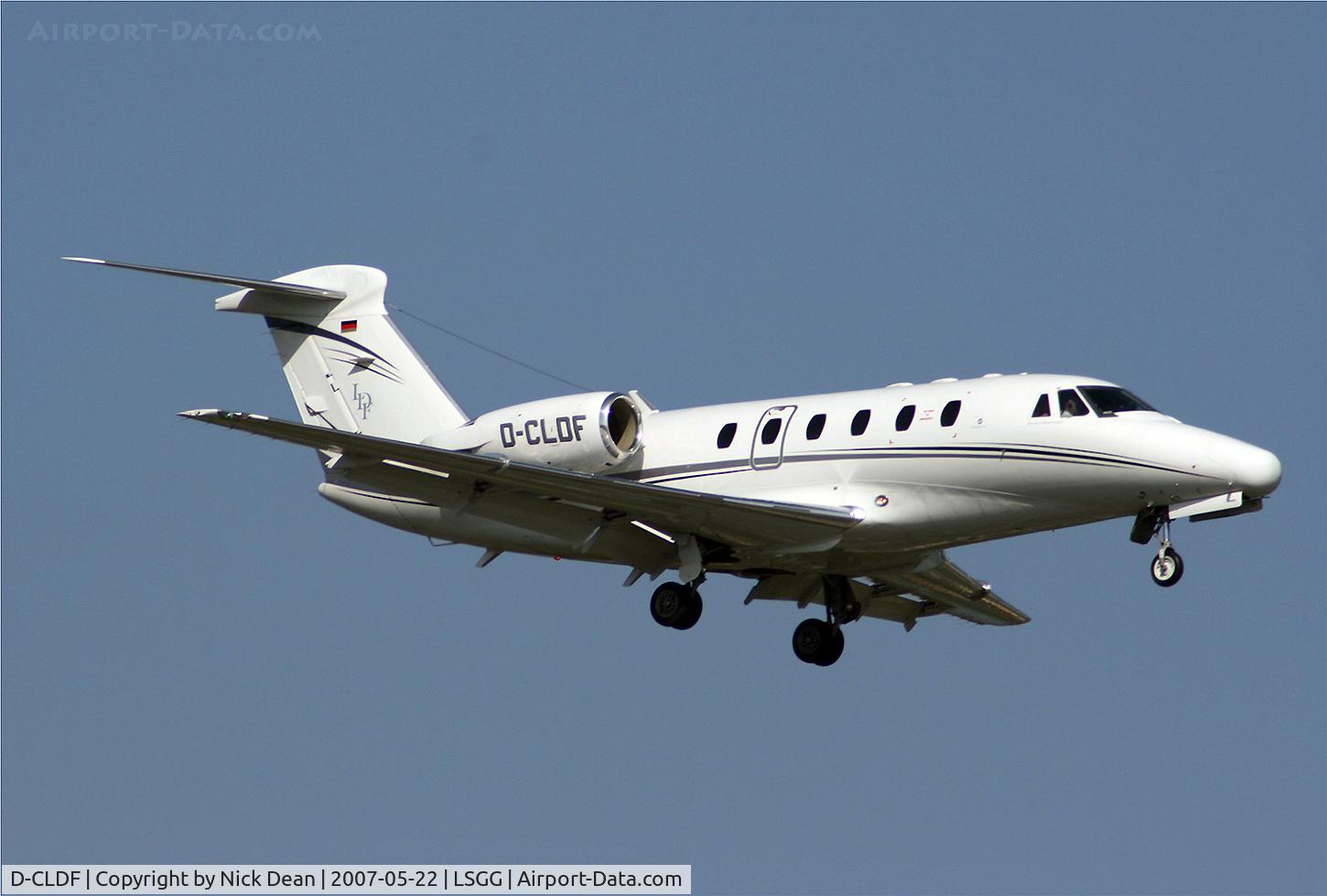 D-CLDF, 1998 Cessna 650 Citation VII C/N 650-7085, LSGG
