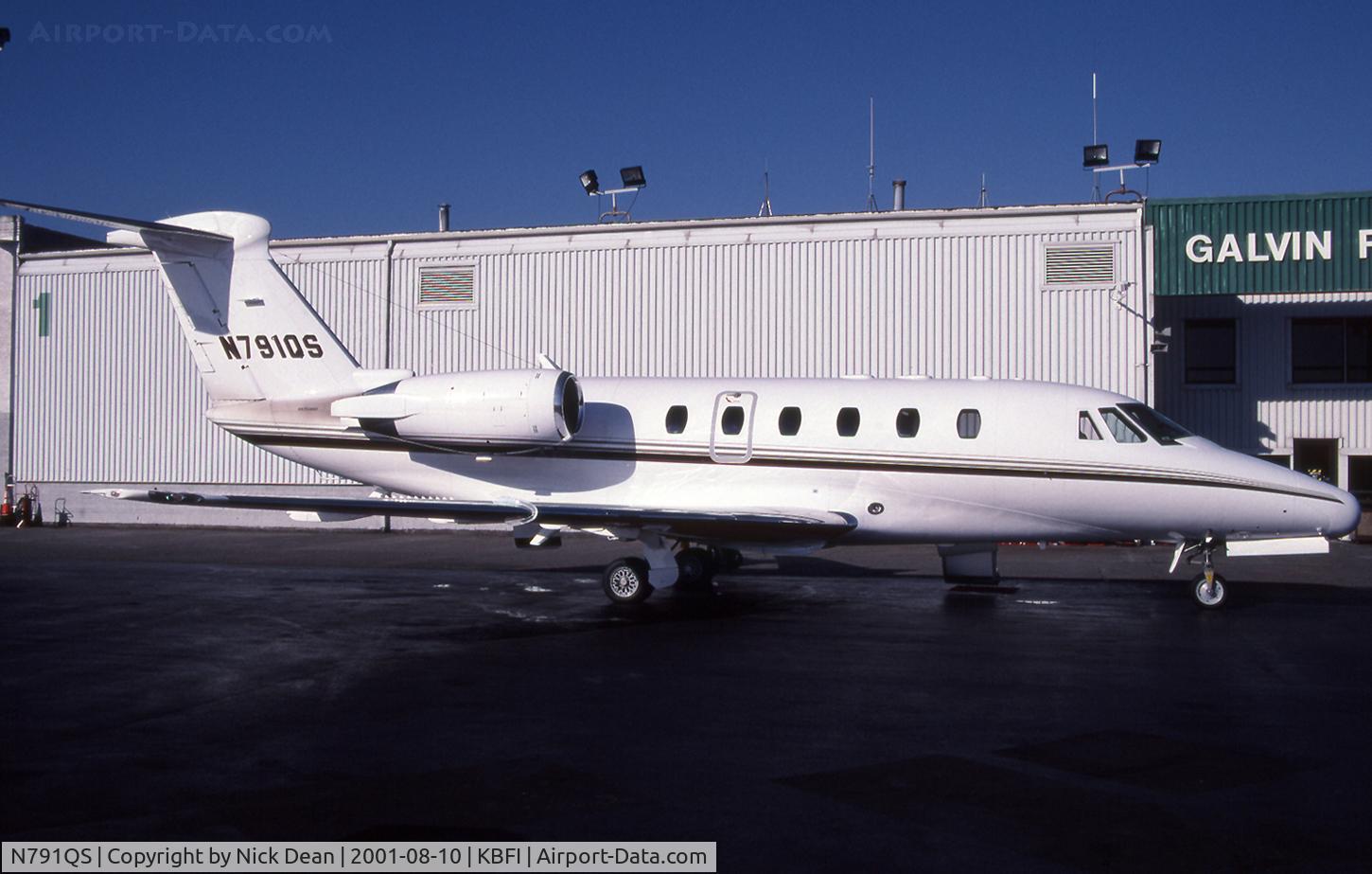 N791QS, 1998 Cessna 650 Citation VII C/N 650-7091, KBFI