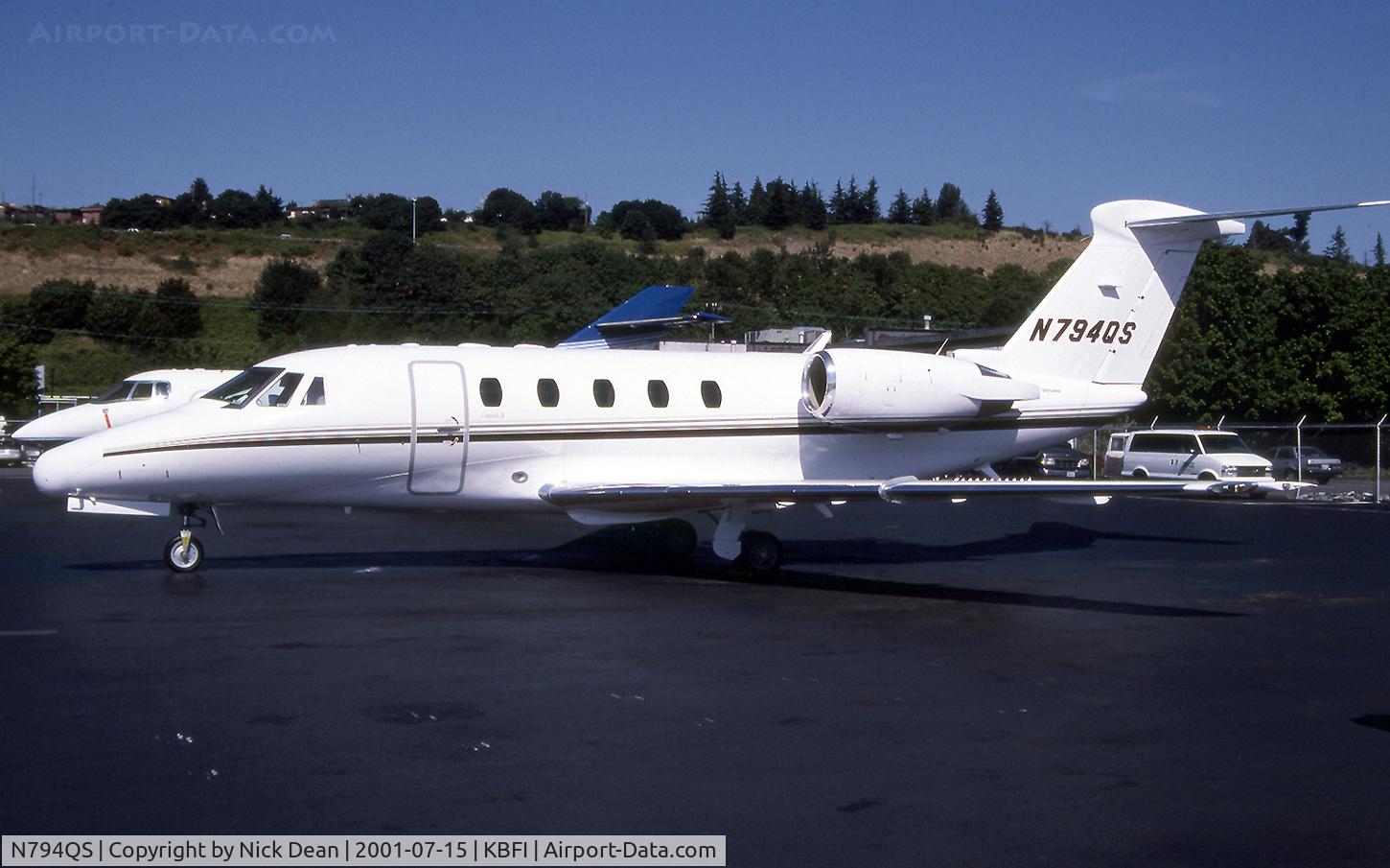 N794QS, 1998 Cessna 650 Citation VII C/N 650-7094, KBFI