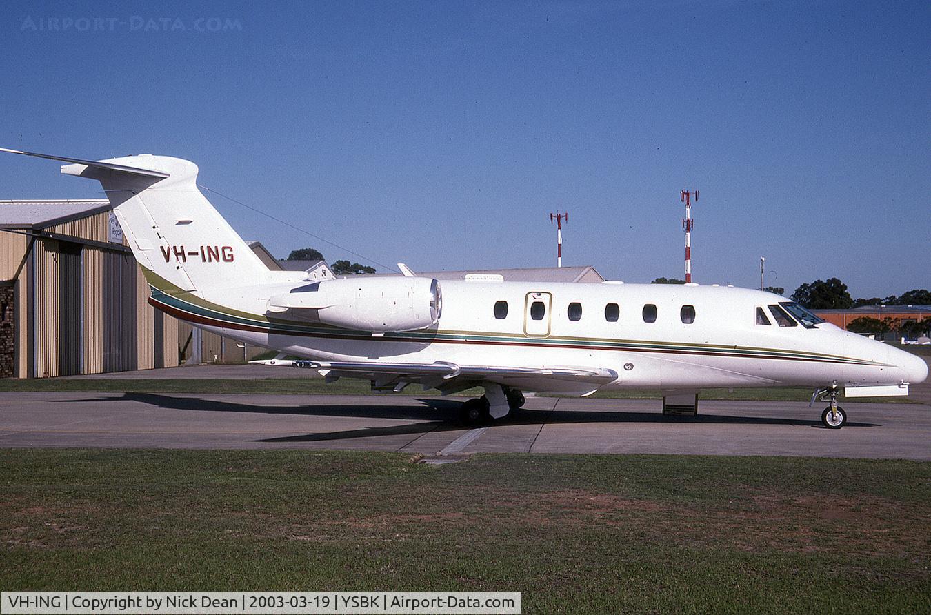 VH-ING, 1999 Cessna 650 Citation VII C/N 650-7104, YSBK